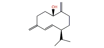 ent-Germacra-4(15),5E,10(14)-trien-1b-ol