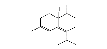 4-Isopropyl-1,6-dimethyl-1,2,3,7,8,8a-hexahydronaphthalene