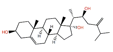 (22S)-Ergosta-5,24(28)-dien-3b,17,22-triol