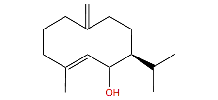 Germacra-1(10),4-dien-6-ol