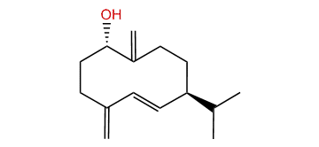 Germacra-4(15),5,10(14)-trien-1a-ol