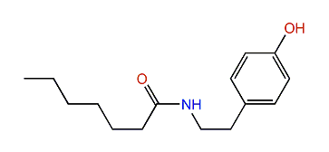 N-[2-(4-Hydroxyphenyl)ethyl]-heptanamide