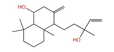 Decahydro-4-(3-hydroxy-3-methylpent-4-enyl)-4alpha,8,8-trimethyl-3-methylenenaphthalen-1-ol