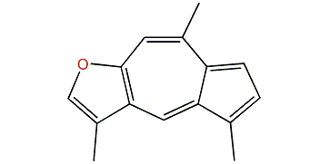 3,5,8-Trimethylazuleno[6,5-b]furan