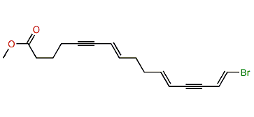 Methyl (E,E,E)-16-bromohexadeca-7,11,15-trien-5,13-diynoate