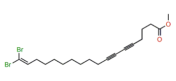 Methyl 18,18-dibromooctadec-17-en-5,7-diynoate