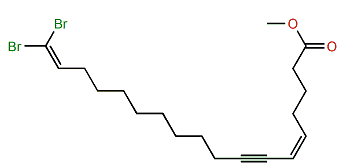 Methyl (Z,Z)-18,18-dibromooctadeca-5,17-dien-7-ynoate