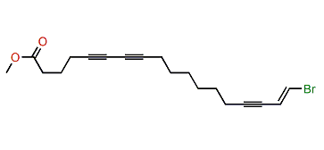 (E)-Methyl 18-bromo-17-octadecen-5,7,15-triynoate