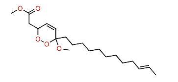 Methyl 3,6-epidioxy-6-methoxy-4,16-octadecadienoate