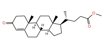 Methyl 3-oxochol-4-en-24-oate