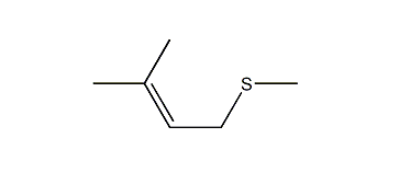 Methyl (3-methylbut-2-enyl)-sulfide