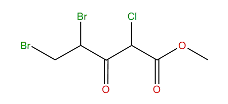 Methyl 4,5-dibromo-2-chloro-3-oxopentanoate