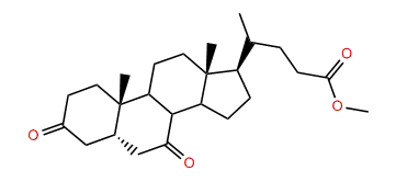 Methyl 5b-cholan-3,7-dione-24-oate