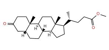 Methyl 5b-cholan-3-one-24-oate