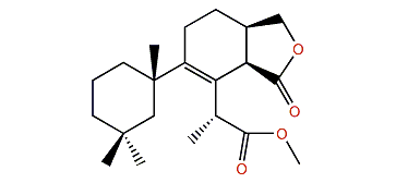 Methyl 8-aplysulphuren-15,16-olid-17-oate