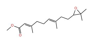 Methyl (E,E)-9-(3,3-dimethyl-2-oxiranyl)-3,7-dimethyl-2,6-nonadienoate