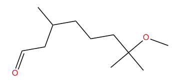 7-Methoxy-3,7-dimethyloctanal