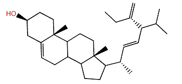 (22E,24R)-24-(1-Buten-2-yl)-cholesta-5,22-dien-3b-ol