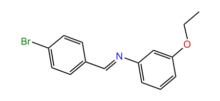 p-Bromobenzylidene-(3-ethoxyphenyl)-amine