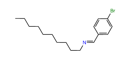 p-Bromobenzylidene-decyl-amine