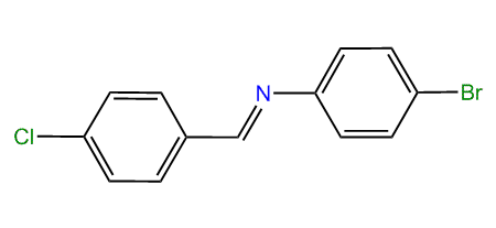 p-Chlorobenzylidene-(4-bromophenyl)-amine