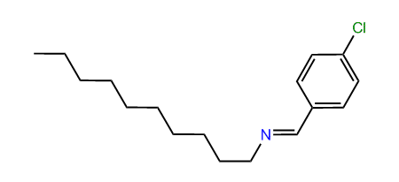 p-Chlorobenzylidene-decyl-amine