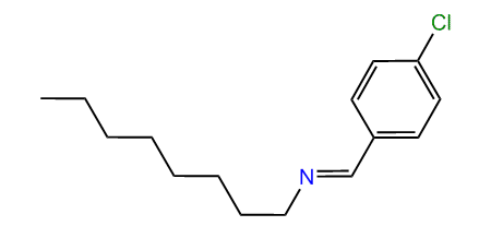 p-Chlorobenzylidene-octyl-amine