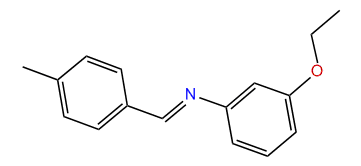 p-Methylbenzylidene-(3-ethoxyphenyl)-amine