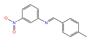 p-Methylbenzylidene-(3-nitrophenyl)-amine