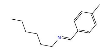 p-Methylbenzylidene-hexyl-amine