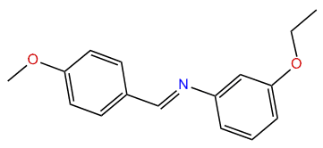 p-Methoxybenzylidene-(3-ethoxyphenyl)-amine