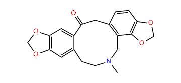 7-Methyl-6,8,9,16-tetrahydrodi[1,3]benzodioxolo[4,5-c:5,6-g]azecin-15(7H)-one