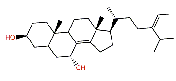 (24Z)-Stigmasta-8(14),24(28)-dien-3b,7a-diol