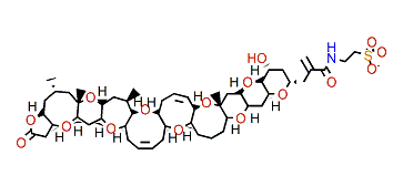 Taurine-brevetoxin A