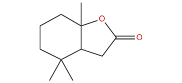 4,4,7a-Trimethylhexahydro-1-benzofuran-2(3H)-one