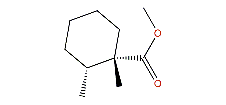 trans-1-Carbomethoxy-1,2-dimethylcyclohexane