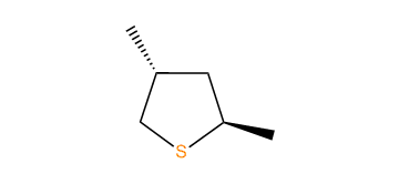 trans-2,4-Dimethylthiacyclopentane