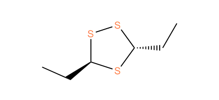 trans-3,5-Diethyl-1,2,4-trithiolane