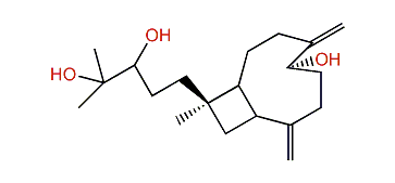 4(18),8(19)-Xeniaphylladiene-5,14,15-triol